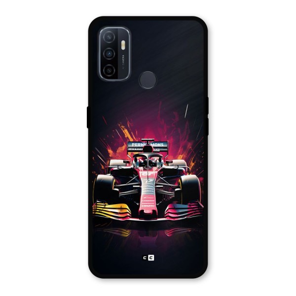 Game Racing Metal Back Case for Oppo A53