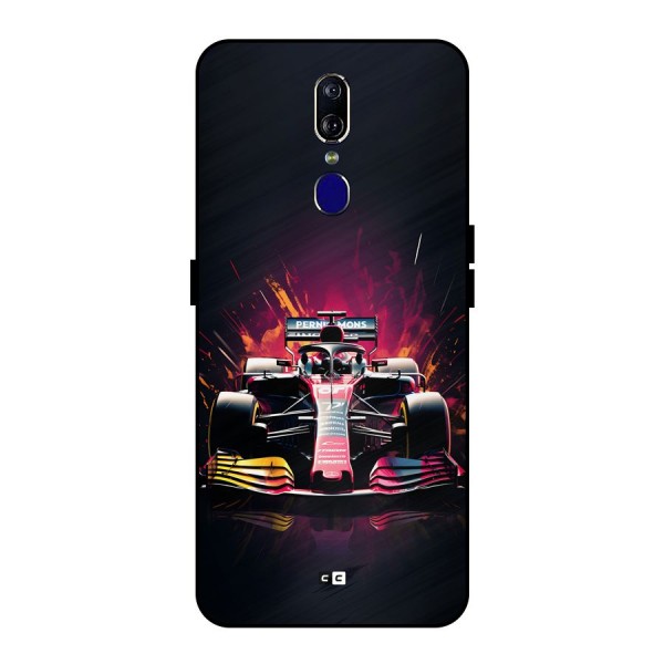 Game Racing Metal Back Case for Oppo F11