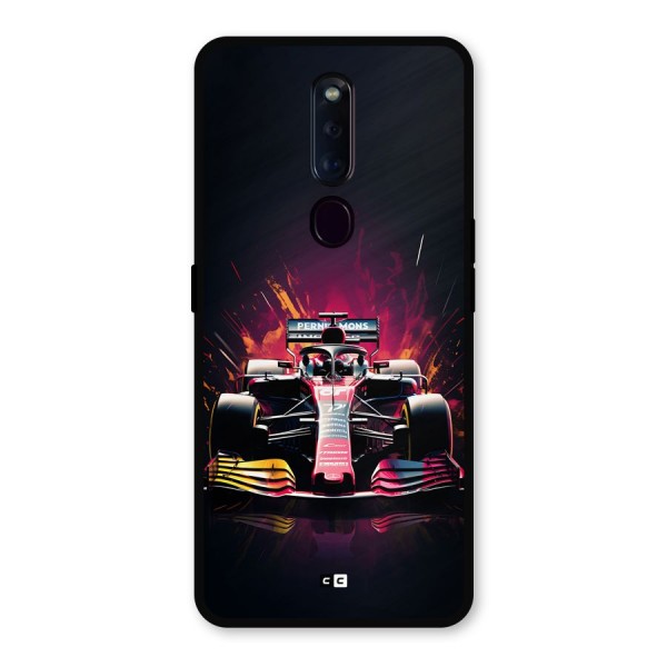 Game Racing Metal Back Case for Oppo F11 Pro