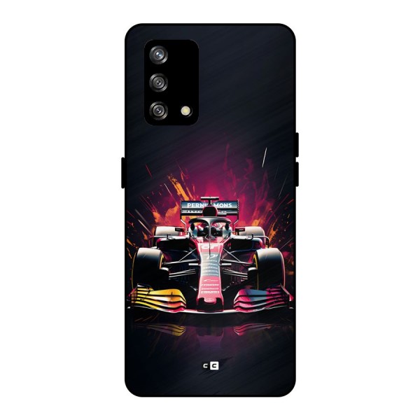 Game Racing Metal Back Case for Oppo F19