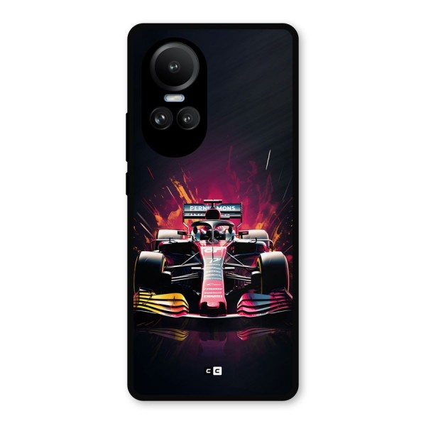 Game Racing Metal Back Case for Oppo Reno10 Pro