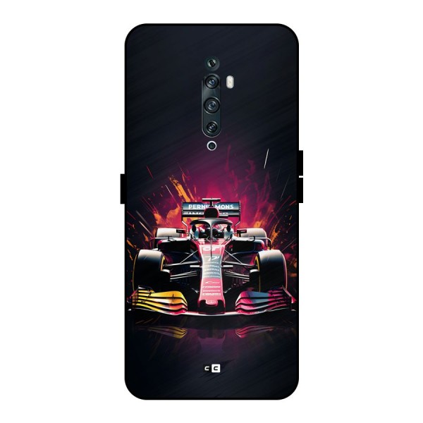 Game Racing Metal Back Case for Oppo Reno2 F