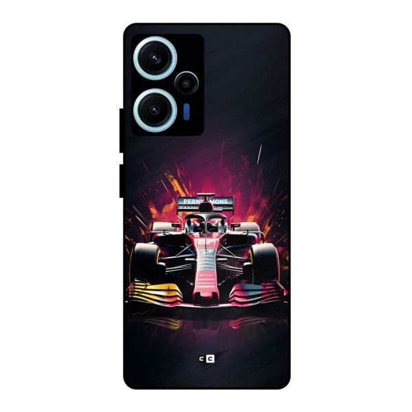 Game Racing Metal Back Case for Poco F5