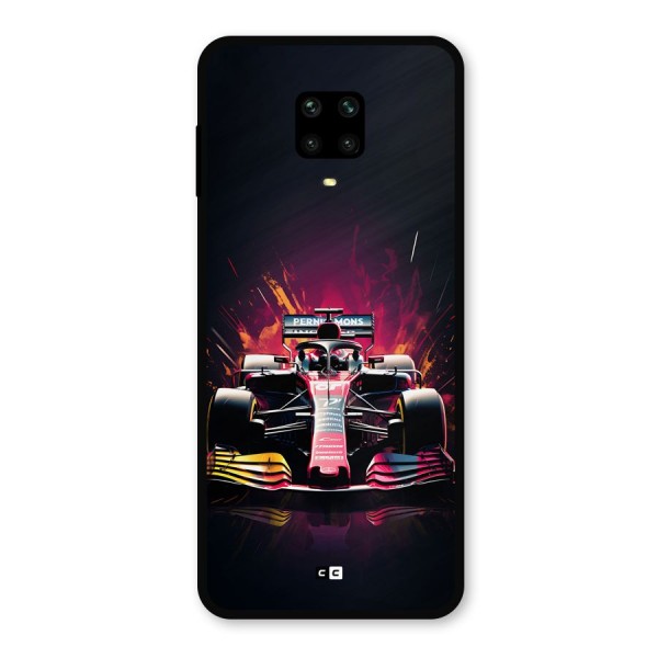 Game Racing Metal Back Case for Poco M2