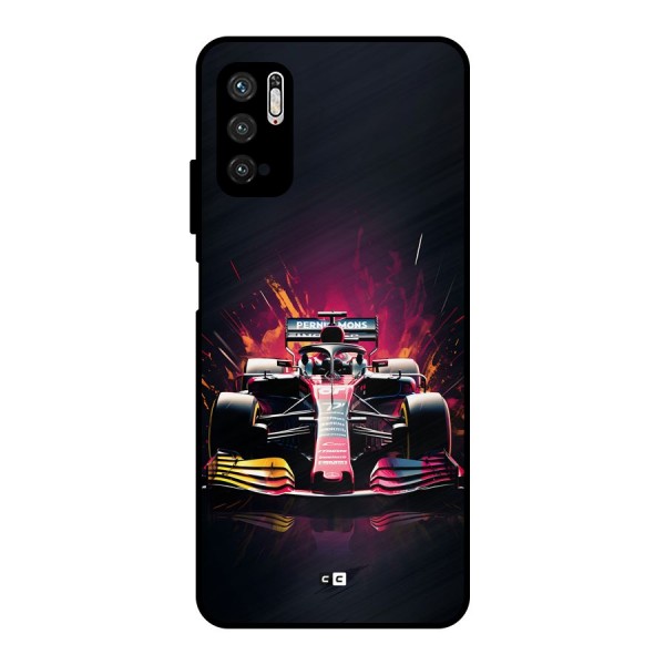 Game Racing Metal Back Case for Poco M3 Pro 5G