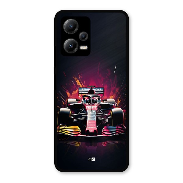 Game Racing Metal Back Case for Poco X5