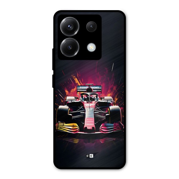 Game Racing Metal Back Case for Poco X6