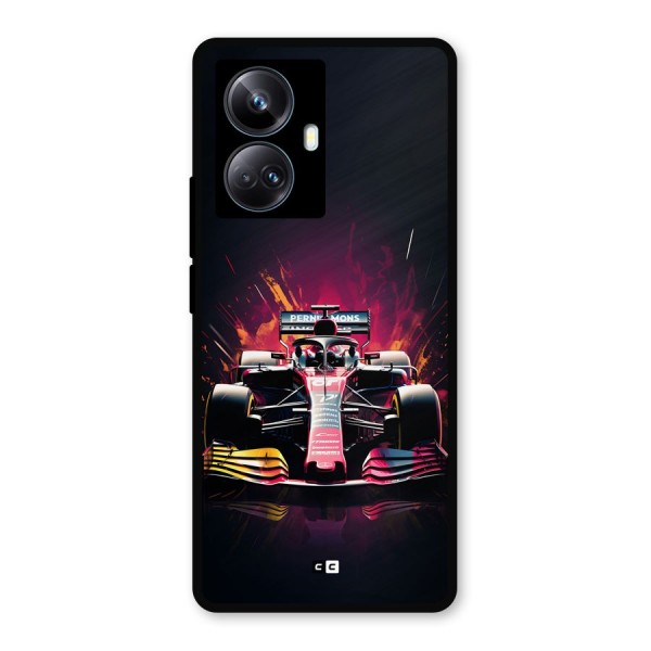 Game Racing Metal Back Case for Realme 10 Pro Plus