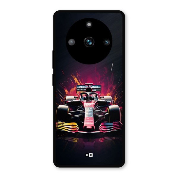 Game Racing Metal Back Case for Realme 11 Pro