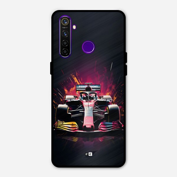 Game Racing Metal Back Case for Realme 5 Pro