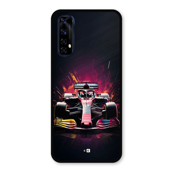 Game Racing Metal Back Case for Realme 7