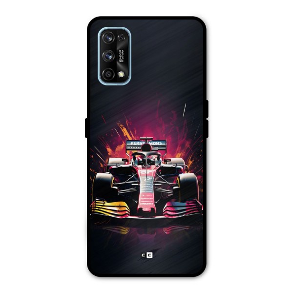 Game Racing Metal Back Case for Realme 7 Pro