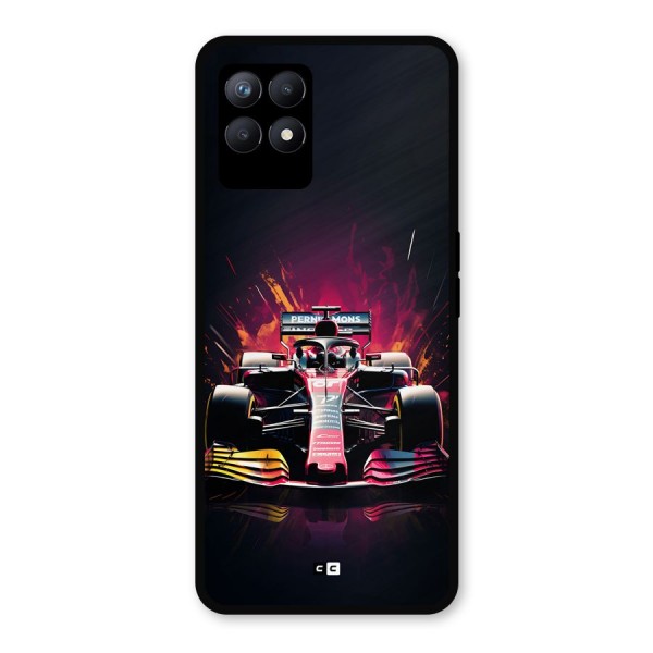 Game Racing Metal Back Case for Realme 8i