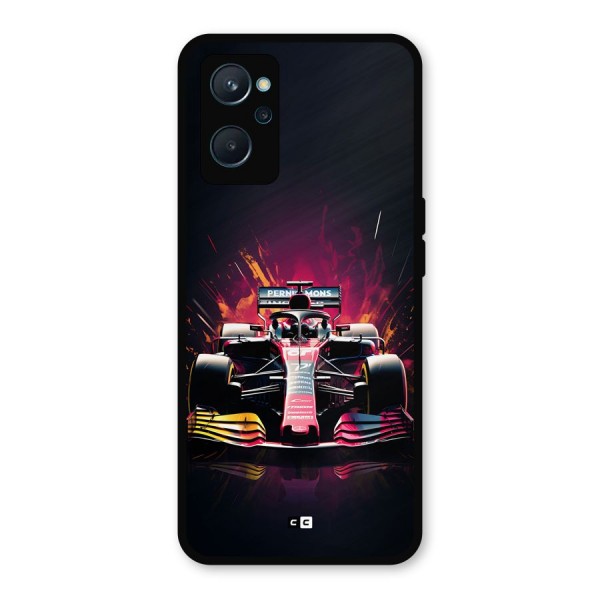 Game Racing Metal Back Case for Realme 9i