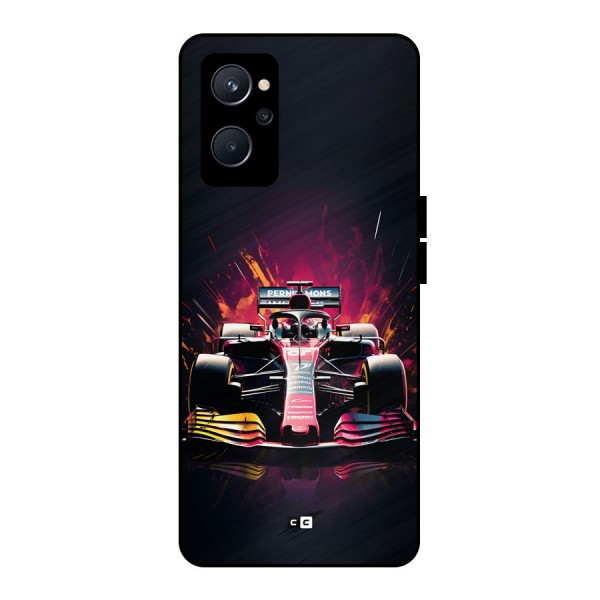 Game Racing Metal Back Case for Realme 9i 5G