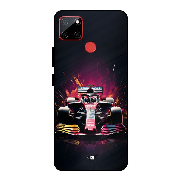 Game Racing Metal Back Case for Realme C12