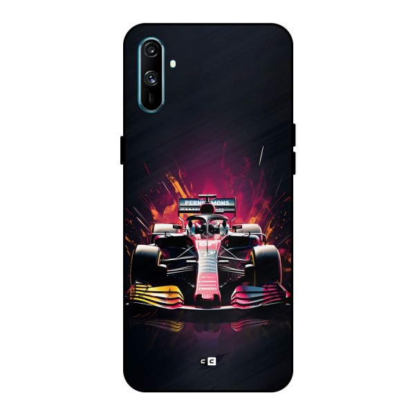 Game Racing Metal Back Case for Realme C3