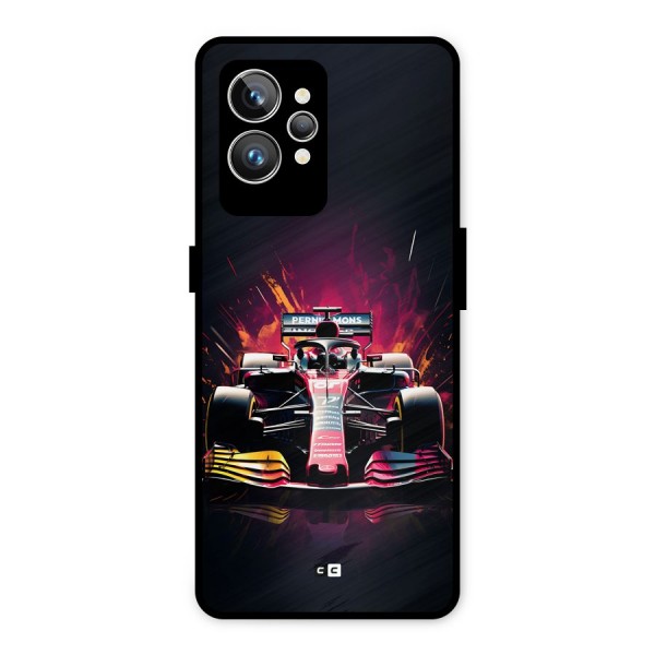 Game Racing Metal Back Case for Realme GT2 Pro