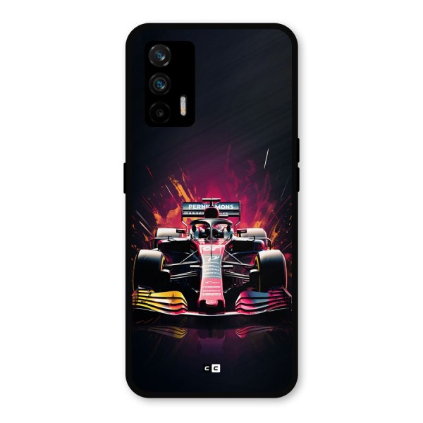 Game Racing Metal Back Case for Realme GT 5G