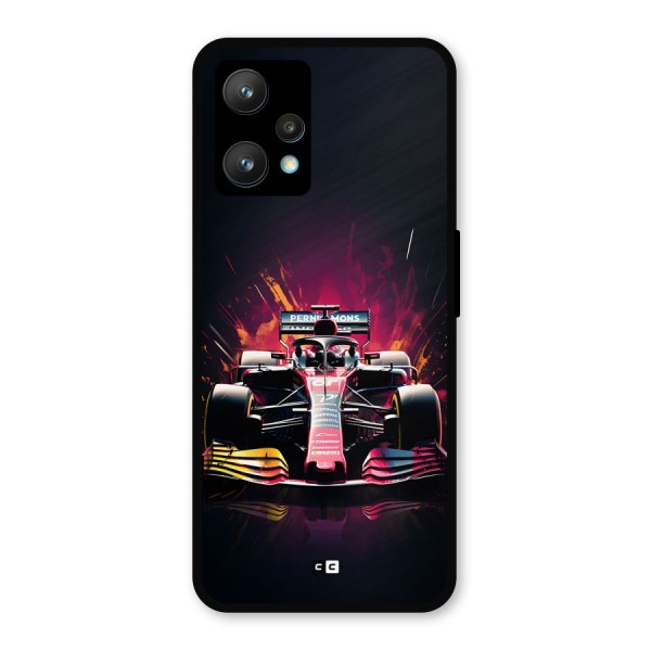 Game Racing Metal Back Case for Realme Narzo 50 Pro