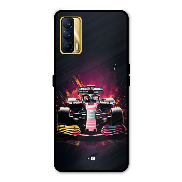 Game Racing Metal Back Case for Realme X7