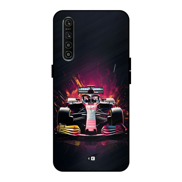 Game Racing Metal Back Case for Realme XT