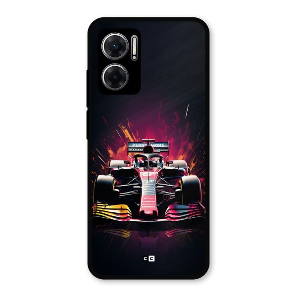 Game Racing Metal Back Case for Redmi 11 Prime 5G