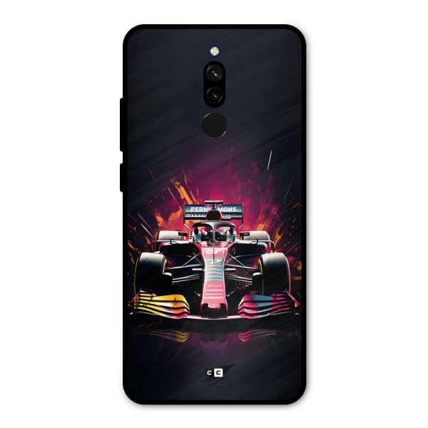 Game Racing Metal Back Case for Redmi 8