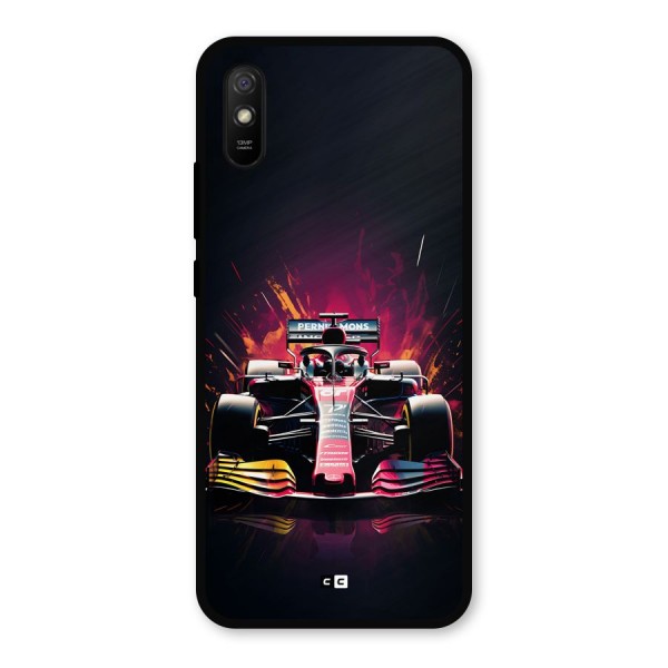 Game Racing Metal Back Case for Redmi 9i