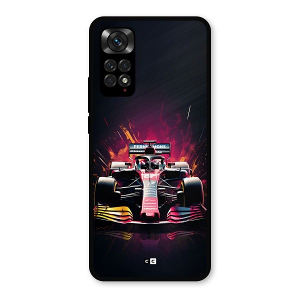 Game Racing Metal Back Case for Redmi Note 11