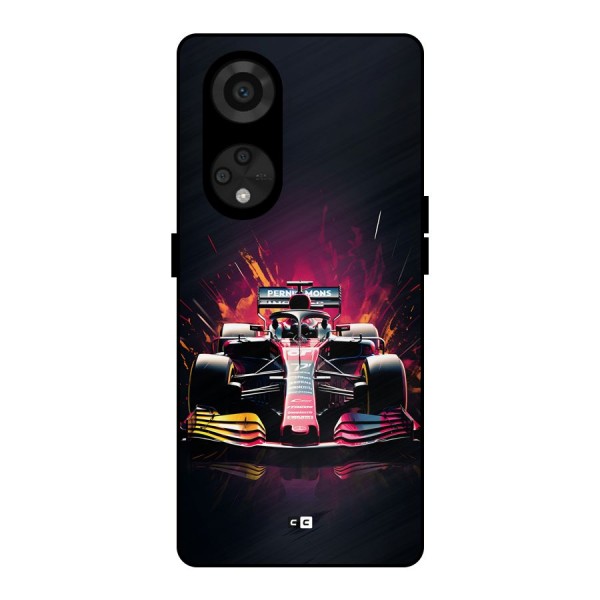 Game Racing Metal Back Case for Reno8 T 5G