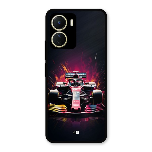 Game Racing Metal Back Case for Vivo T2x