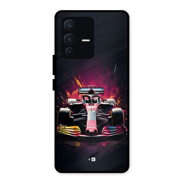 Game Racing Metal Back Case for Vivo V23 5G