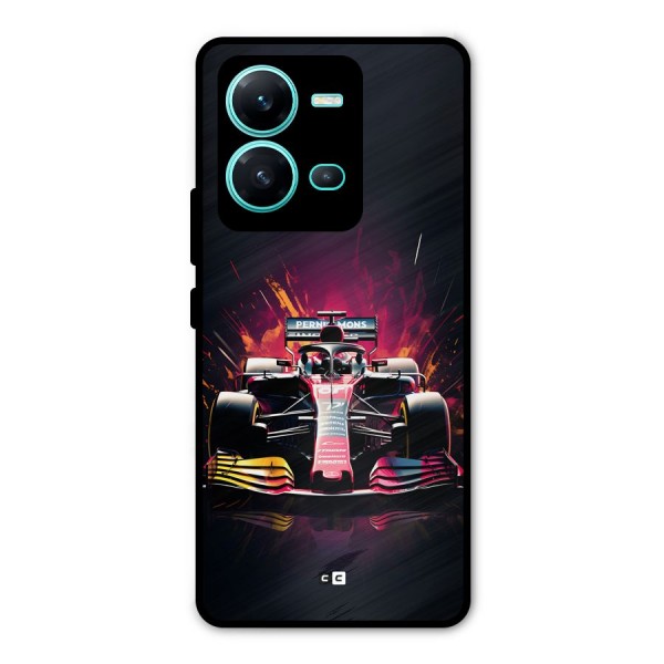 Game Racing Metal Back Case for Vivo V25