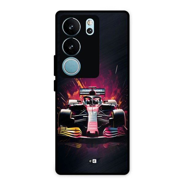 Game Racing Metal Back Case for Vivo V29 Pro