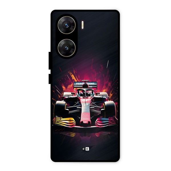 Game Racing Metal Back Case for Vivo V29e