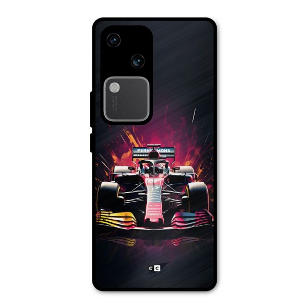 Game Racing Metal Back Case for Vivo V30