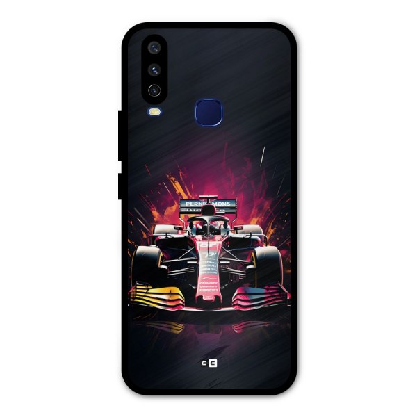 Game Racing Metal Back Case for Vivo Y15