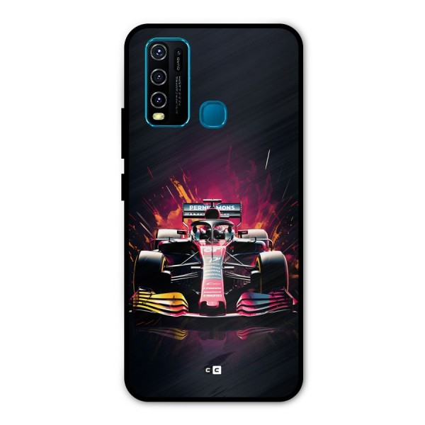 Game Racing Metal Back Case for Vivo Y30