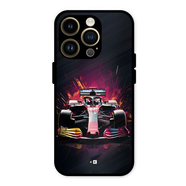 Game Racing Metal Back Case for iPhone 14 Pro