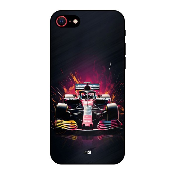 Game Racing Metal Back Case for iPhone SE 2020