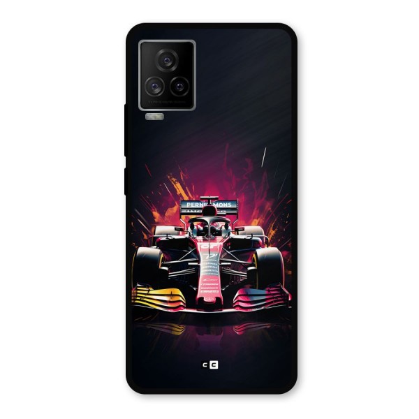 Game Racing Metal Back Case for iQOO 7 Legend 5G