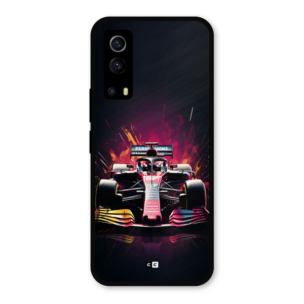 Game Racing Metal Back Case for iQOO Z3