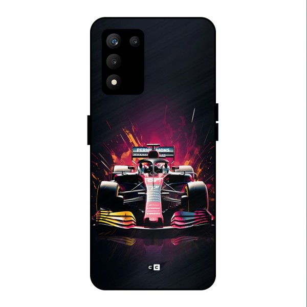 Game Racing Metal Back Case for realme 9 5G SE