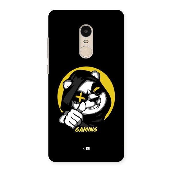 Gaming Panda Back Case for Redmi Note 4