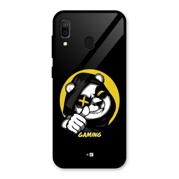 Gaming Panda Glass Back Case for Galaxy A30