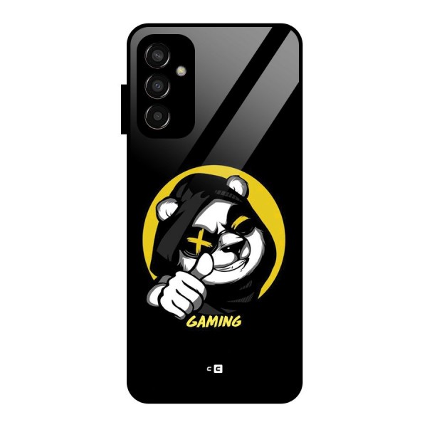 Gaming Panda Glass Back Case for Galaxy F13