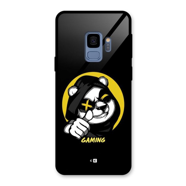 Gaming Panda Glass Back Case for Galaxy S9