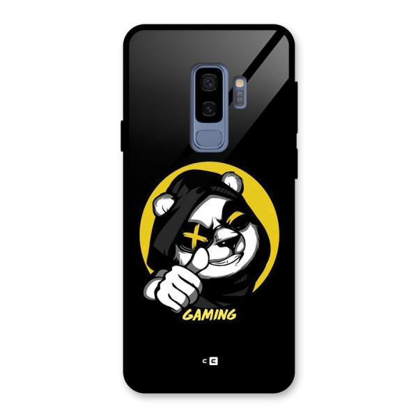 Gaming Panda Glass Back Case for Galaxy S9 Plus