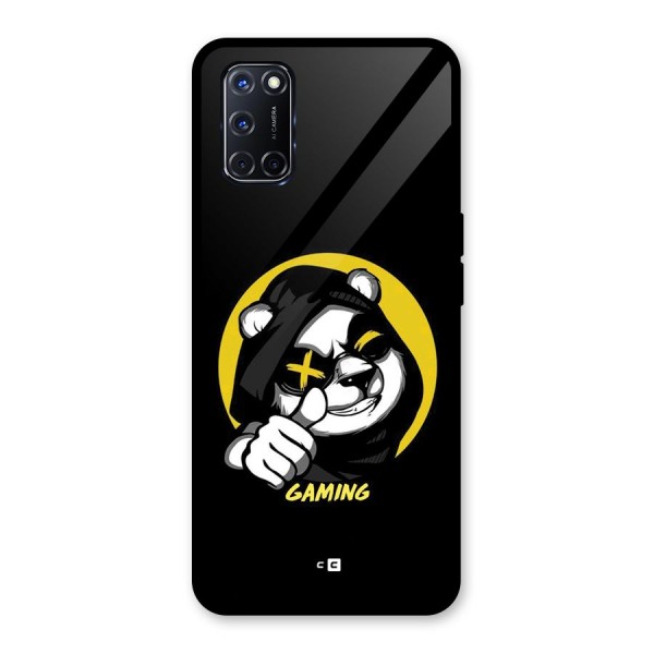 Gaming Panda Glass Back Case for Oppo A52